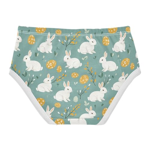 Girls Underwear Soft Cotton Easter Rabbit Eggs Kids Panties in Sizes 2/3t, 4t, 5t, 6 and 82
