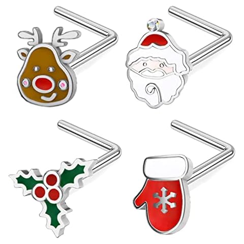 CHARMONLINE 20G Christmas Nose Rings Pack Cover