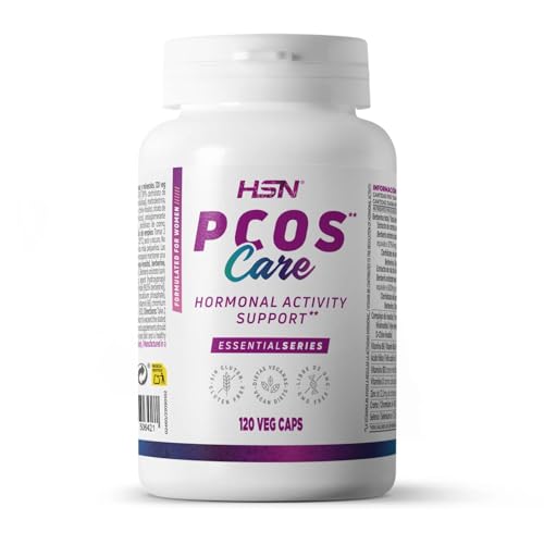 HSN Myo-Inositol + D-Chiro Inositol PCOS Care | 120 Cápsulas Vegetales | Formulado para Mujeres:...