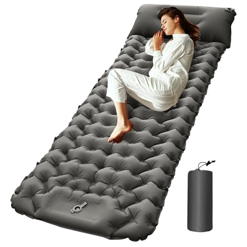 Colchoneta de camping | Colchoneta para dormir para mochilero, colchón ligero autoinflable compacto portátil para viajes al aire libre, mochilero, senderismo, tienda de campaña
