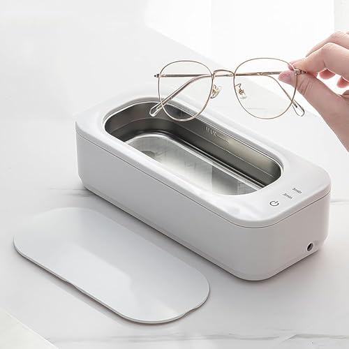 Ultra Jewelry Cleaner 350ML - 47000Hz Ultrasonic Cleaning, 360° Deep Clean in 3 Min, Perfect for Jewelry & Eyeglasses, Fast & Efficient Jewelry Care