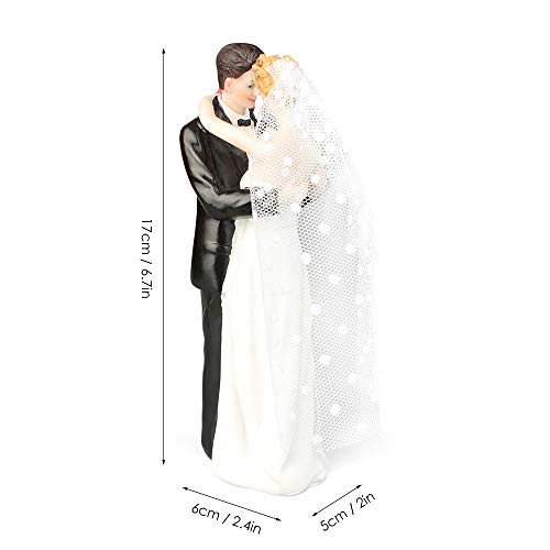 Baugger - Resina Noivo & Casal De Noiva Estatueta Bolo De Casamento Topper Romântico Decoração Do Bo