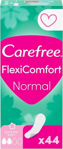 Carefree Flexicomfort Feiner Duft 44 Stk. Slipeinlage mit feinem Duft und ultradünnem FlexiComfort extra sanft zur Haut angenehm zu tragen