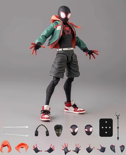 DCKENGO Boneco Spide_Man, 15 cm, articulações móveis, com suporte de exibição