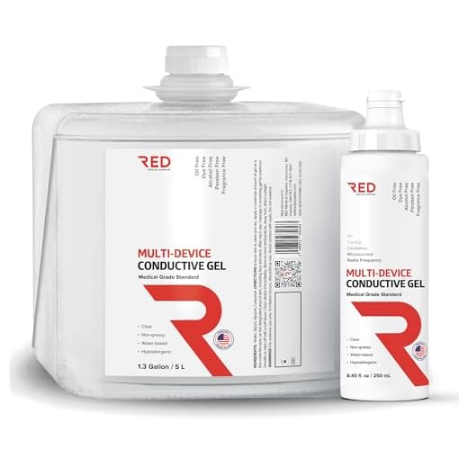5L Clear Conductive Gel 96% Organic for Ultrasound, Microcurrent, RF & TENS