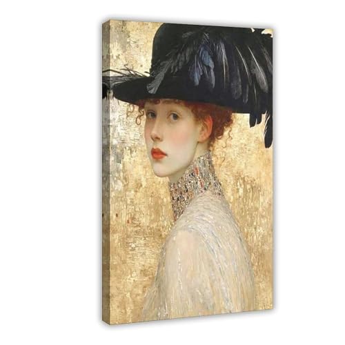 Poster sur toile Gustav Style 10 pour chambre et bureau format de 60 x 90 cm