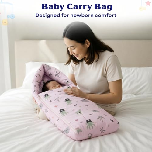 Image of Toddylon Baby Essentials for Newborn Kit (52 in 1) | New Born Set Combo Pack | Hospital Kits for Babies| Newborns Essentials 0-6 Months | Gift Set for Boys & Girls (Purple)