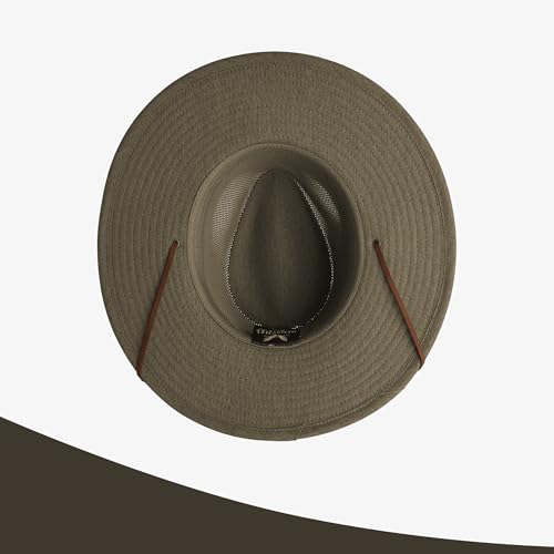 Image of Henschel Hats Aussie Breezer Grande Hat - Extra Wide-Brim Sun Hat for Men | Perfect Men's Summer Hat for Camping