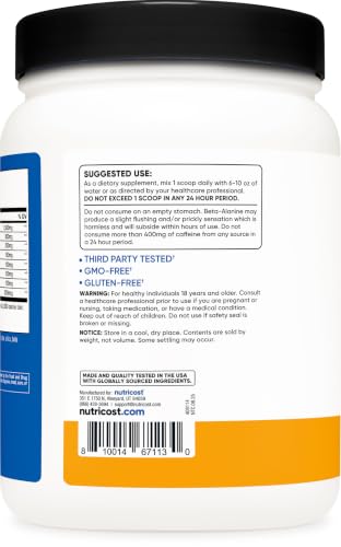 Image of Nutricost Pre-X Xtreme PreWorkout Powder Complex (Peach Mango) 60 Servings
