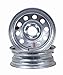 LIBRA Set 2 Steel Trailer Wheels 15x5 5 Lug on 4.5
