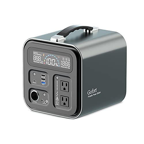 Amazon.co.jp: Gofort ポータブル電源 600W 大容量 148800mAh