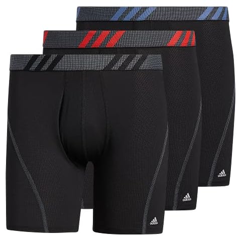adidas Men's Sport Performance Mesh Boxer Brief Underwear Cover