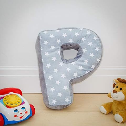 Alphabet Cushion P | Letter Pillow P Cover