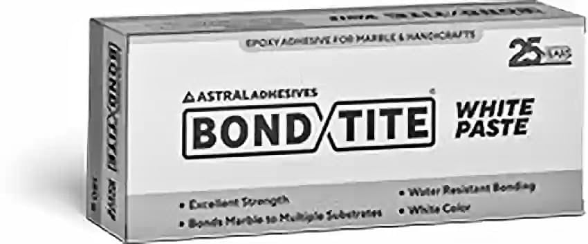 BONDTITE WHITE PASTE Epoxy Adhesive ideal For Marble & Handicrafts,ceramic,metal,glass,wood fiber,glass,making marble sink,temple,Almirah and inlay work. (B0D3LXJH6S) Amazon Price History, Amazon Price Tracker