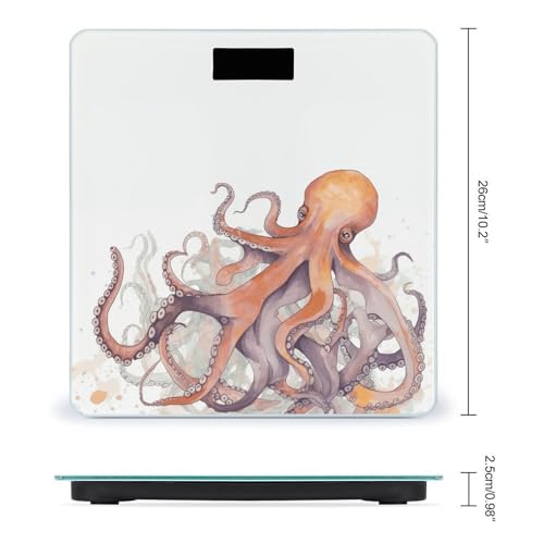Báscula Digital de Baño Octopus Tentacles con Pantalla LCD miniatura 2