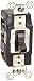 Leviton 1288 30-Amp 120-Volt Toggle Double-Pole AC Quiet Switch, Brown