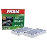 FRAM Fresh Breeze Cabin Air Filter with Arm & Hammer Baking Soda, CF10135 for Select Honda Vehicles , white