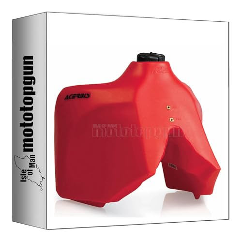 Tanque rojo Acerbis soluciona fugas en Honda XR 650 L modelos 1993 a 1996