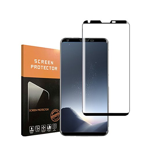 For LG V30 Screen Protector [Case Friendly], Jyline 3D Curved Tempered Glass Screen Protector[Full Coverage] [Bubble Free ]Scratch Resistant / Ultra Clearfor LG V30