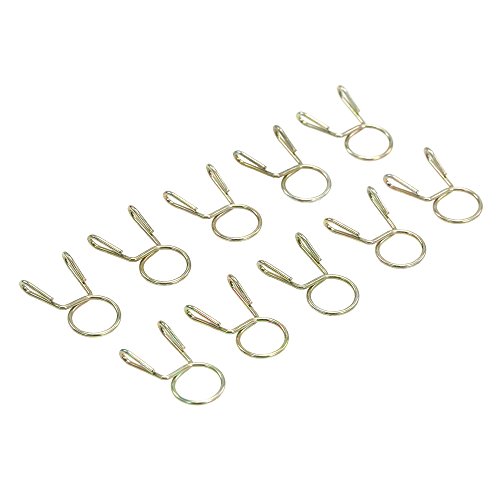 mewmewcat Braçadeira de grampo de mola de tubo de mangueira de combustível 10X 7 mm para motocicleta
