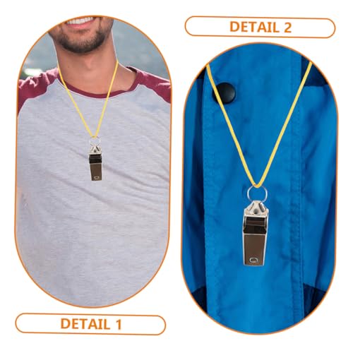 Silbatos de metal para deporte set x24 MAGICLULU miniatura 3