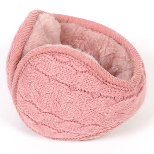 sy soul young Ear Muffs for Winter Women Warm Fuzzy Kint Earmuffs Foldable Cold Weather fur Ear Warmer Outdoor Unisex2