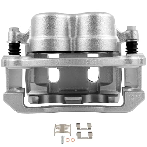 Image of SCITOO 18B4606 Front Right Disc Brake Caliper w /Bracket For Ford For Explorer 1995-2001,For Ford For Ranger 1995-2002,For Mazda For B2300 1995-1996 2001-2002,Double Pistons