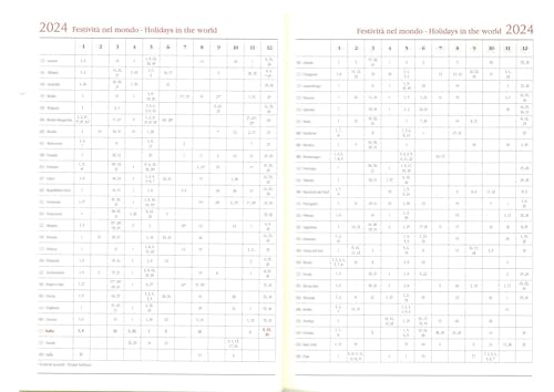 Agenda Giornaliera Cangini Filippi 2024 Colombia