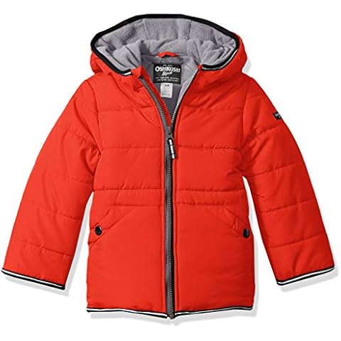 OshKosh B'Gosh Boys' Little Perfect Heavyweight Jacket Coat, Alexander red, 5/6 Cover