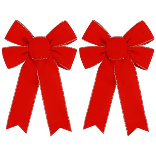 Groß Schleifen Weihnachtsbaum, Rote Weihnachtsschleifen Groß...