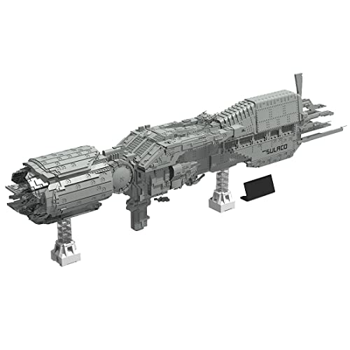 FATOX Technik Raumschiff Bausteine, 9737 Teile Groß Sci-Fi USS Sulaco 9816 Raumfahrzeug Modellbauset, MOC Klemmbausteine Bauset Kompatibel mit Lego Star Wars Cover