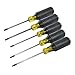 Klein Tools 19555 TORX Cushion Grip Screwdriver Set, Made in USA, T15, T20, T25, T27 and T30 Tip sizes, 5-Piece