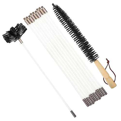 ABOOFAN 1 Juego Cepillo para conductos de Secadora y Agente de mudanzas cepillos de Limpieza cepillos Limpieza limpiando Suministros Chimenea de Mango Largo Alambre de Hierro galvanizado