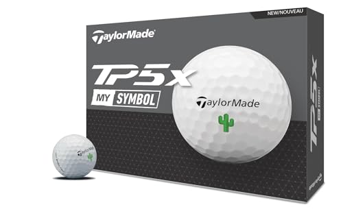 TaylorMade Golf 2024 Symbol TP5X Cactus GOLFBALLS ONE Dozen