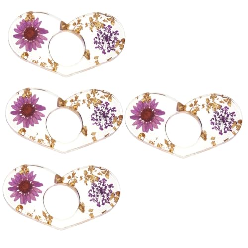 Coffret 4 pièces porte-page couronne séchée, cadeau idéal lecteurs