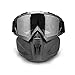 Máscara de Motocicleta Dirt Bike ATV Gafas de Sol Desmontables de con...
