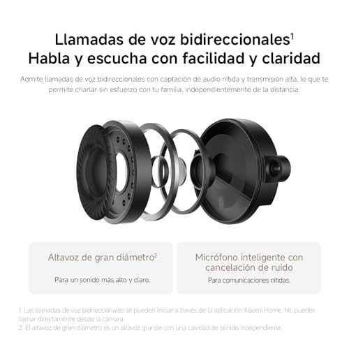 XIAOMI Smart Camera C701 4K Ultra HD, panorámica de 360°, comunicación bidireccional, visión Nocturna por Infrarrojos, Wi-Fi 6 de Doble Banda - imagen 12