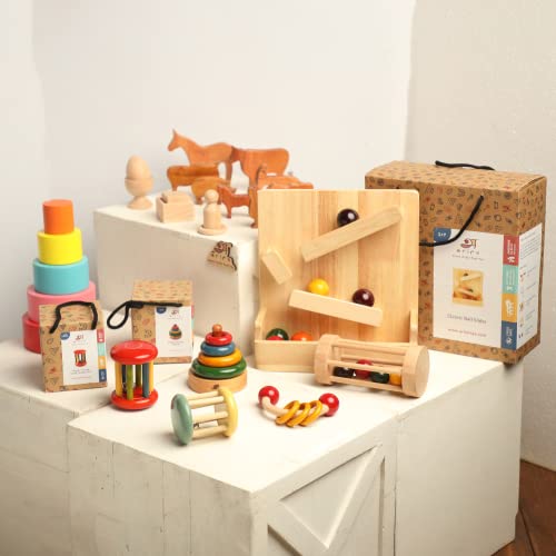 Image of Ariro-Rotating Puzzle - Mammals for Toddlers|Best Montessori Puzzle for 1yr Old boy and Girl|First Birthday Gift|Grasping Toy Age 18M+