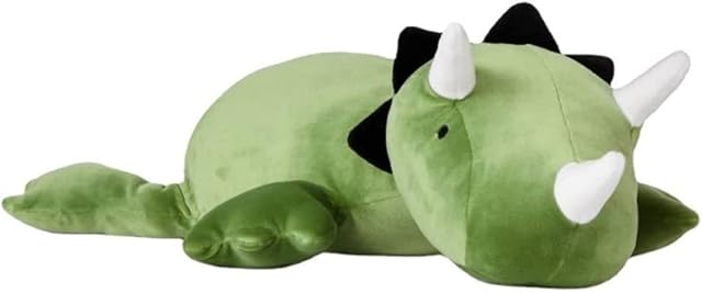 Murezima Weighted Stuffed Animal, Weighted Dinosaur Plush, Cute Dinosaur Weighted Plush Throw Pillow, Soft Plush Stuffed Animals Doll (Green 35cm), Weighted Teddy Bear For Anxiety