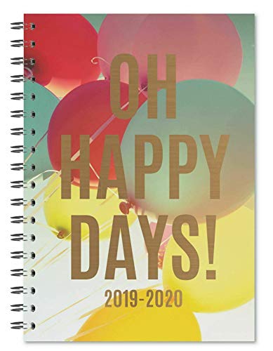 Télécharger Agenda scolaire semainier 2019-2020 au format A5 avec couverture rigide à spirale A5 Happy Days no Gratuit