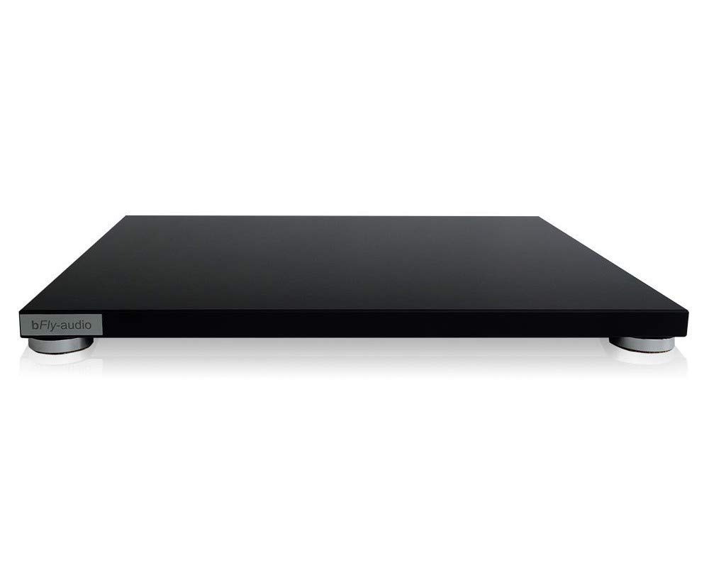 Flatline Gerätebasis in schwarz | belastbar max. 75 kg (M = 44 x 35 cm, Plus)