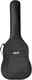 MXT Capa para Guitarra, 106x43x12 cm, Dupla Alça, Bolso Duplo com Zíper, Oxford 600 5mm, Preto