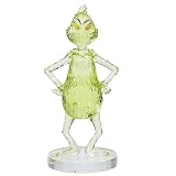 Enesco FACETS Dr. Seuss The Grinch Hands on HIPS Figurine, 3.5 Inch, Green
