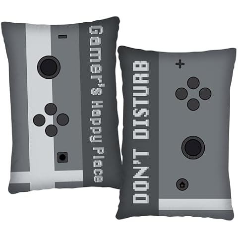 Room Decor for Men, Boys Room Decor, Room Decor for Teen Boys, Game Room Decor, Gamer Room Decor for Boys, Birthday Gifts for Boys, Grey Room Decor, Mens Room Decor, A Set of 2 Throw Pillow Cases Cover