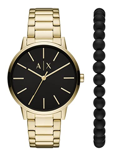 Cassa da 42 mm, vetro minerale, movimento al quarzo a 3 punti, display analogico, larghezza di banda 20 mm