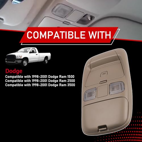 Luz LED de consola de lectura para Dodge Ram 1998-2001 miniatura 3