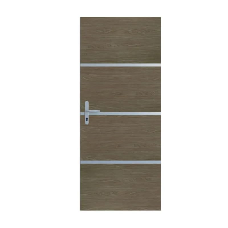 Nordlinger Pro Kit Rénovation Porte Bois FSC Mixte 70% Chêne fumé Profilés alu