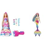 producto 2: Crea una fantástica transformación de cambio de color para jugar con la muñeca Barbie Sirena cambia de color.