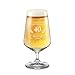 AMAVEL Verre à Bière Tulipe avec Gravure Personnalisée - Joyeux Anniversaire 40 Ans Prénom - Volume : 0,4 L