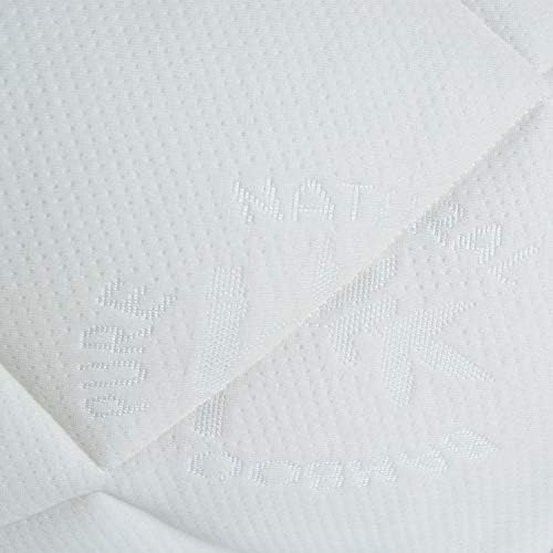 Spa Luxury Cool Touch Bamboo Plush Top Mattress Pad - Queen 60" x 80"